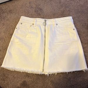 Free people zipper up skirt